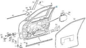 Mercedes E-Klasse W210 S210 Limousine/T-Modell Fahrertür vorne rechts A2107201505 NOS